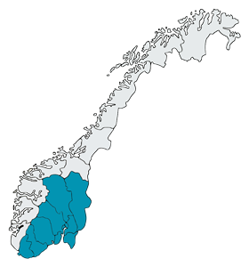 Norges_sor-ost Norges_sor-ost